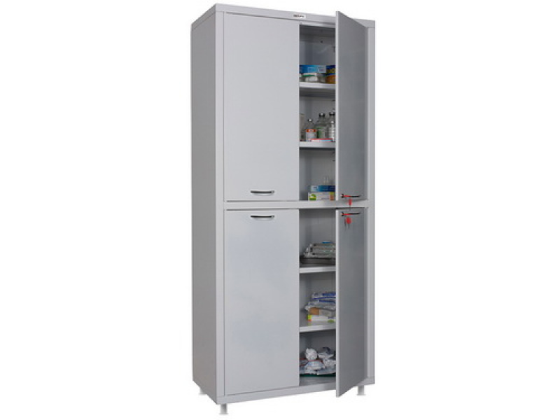 Медицинский шкаф HILFE 1750x800x400 со стальными полками МД 2 1780/SS высокое качество товара