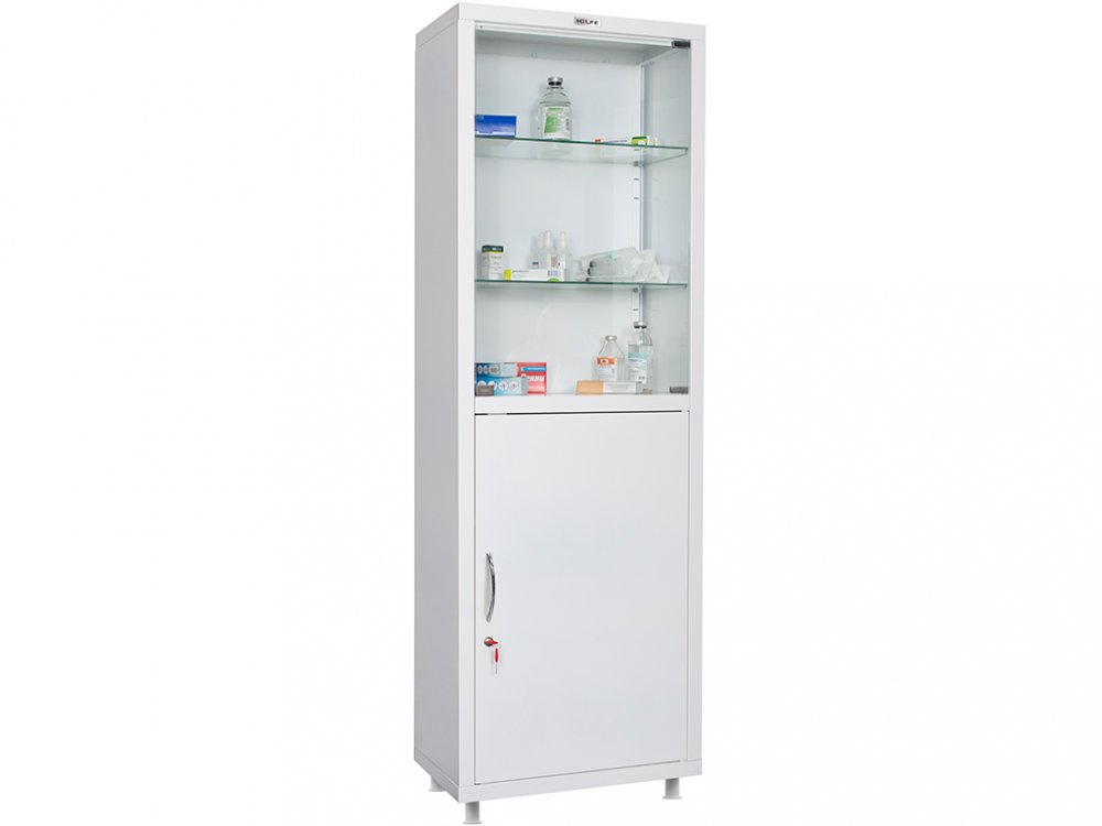 Медицинский шкаф HILFE 1750x600x400 со стеклянными полками МД 1 1760/SG высокое качество товара