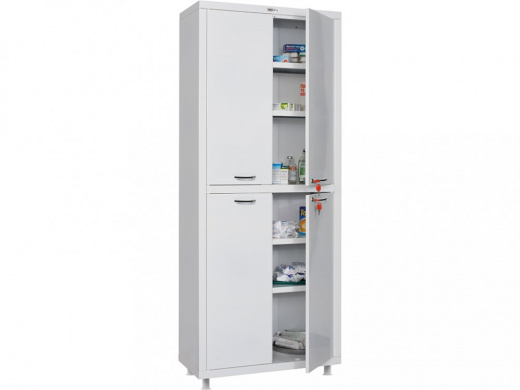 Медицинский шкаф HILFE 1655x700x320 со стальными полками МД 2 1670/SS высокое качество товара